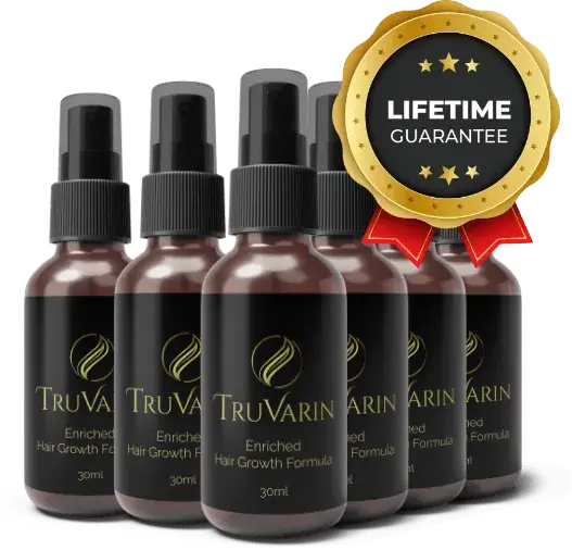 TruVarin Lifetime Guarantee Pack for Hair Growth and Scalp Health