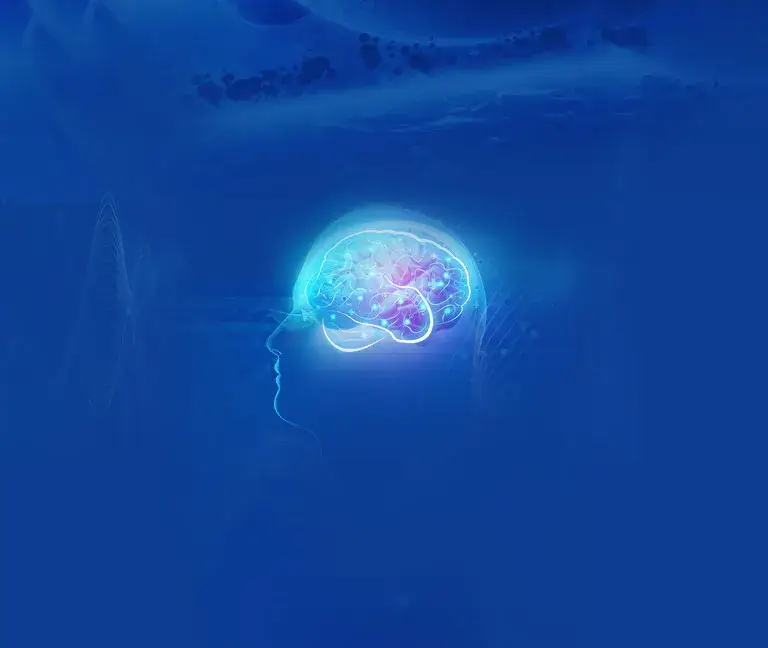 Genius WAve-Digital illustration of a human brain with glowing neural connections, symbolizing enhanced cognitive function.